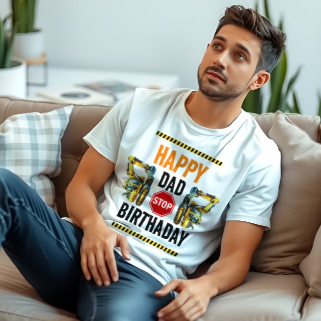 Baukasten Truck 1. Geburtstag Party T-Shirt (Von Creator hochgeladen)