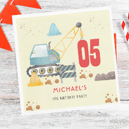 Baukastenjunge Geburtstag Serviette