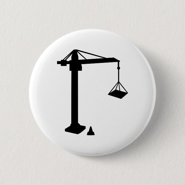 Baukran Button (Vorderseite)