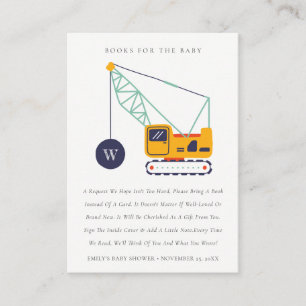 Baukranheber für Kinderdusche Begleitkarte