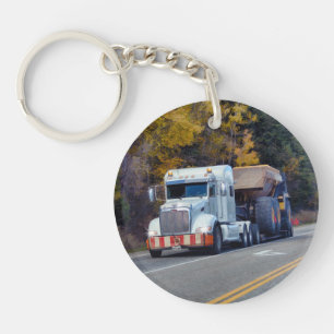Baukunst für Lkw-Fahrer Schlüsselanhänger