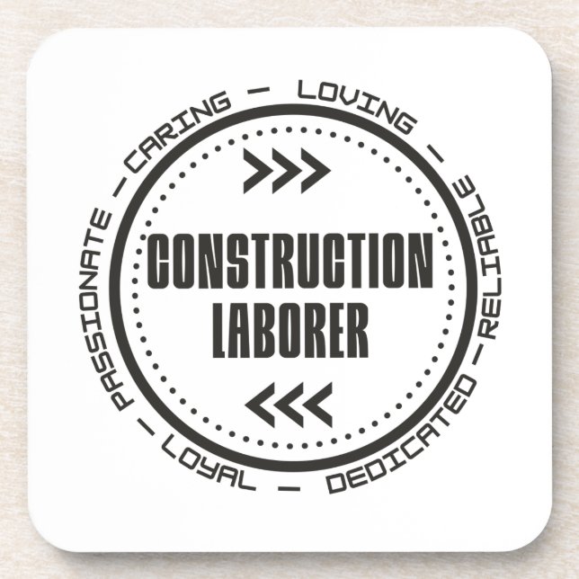Baulabor Getränkeuntersetzer (Vorderseite)