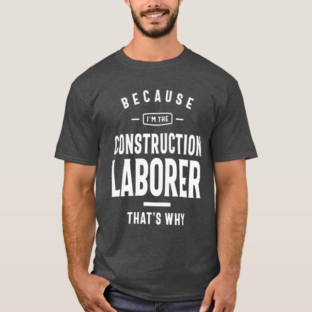 Baulabor Job Beruf Geburtstag T-Shirt (Vorderseite)