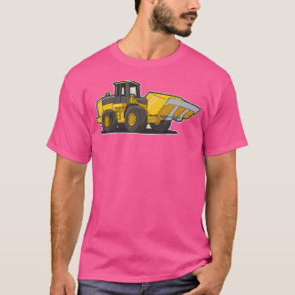 Baulader-Schlepper für Erwachsene und T-Shirt
