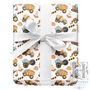 Baulastwagen-Geschenkpapier Geschenkpapier