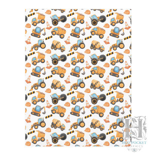Baulastwagen Scrapbook Papier