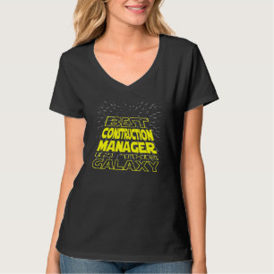Bauleiter Cool Galaxy Job T-Shirt