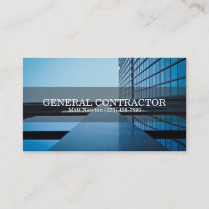 Bauleitung des Generalunternehmers Visitenkarte