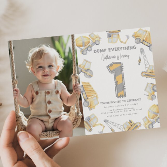 BAULKW EINS 1. Geburtstags-Party Einladung (Von Creator hochgeladen)