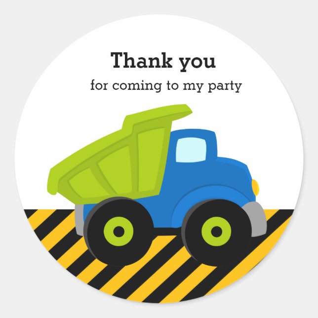 BAULKW RUNDER AUFKLEBER (Vorderseite)