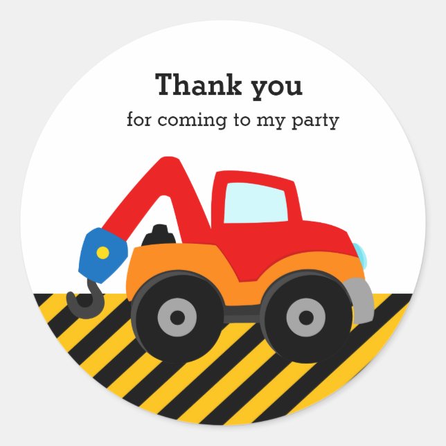 BAULKW RUNDER AUFKLEBER (Vorderseite)