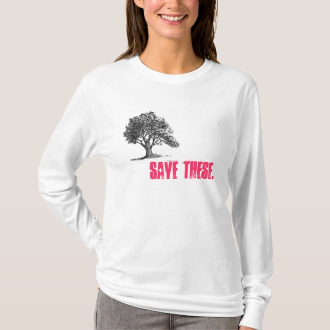 Baum 2, retten diese T-Shirt (Vorderseite)