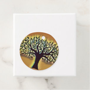 Baum Abstrakte Natur Kunst Geschenkanhänger