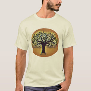 Baum Abstrakte Natur Kunst T-Shirt