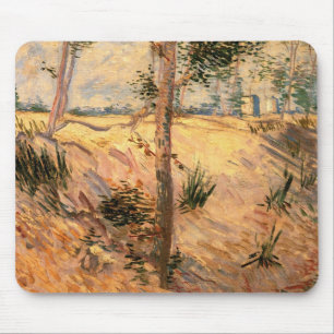 Baum auf einem Feld an einem sonnigen Tag von Vinc Mousepad