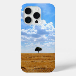 Baum auf einem geernteten Weizenfeld Case-Mate iPhone Hülle