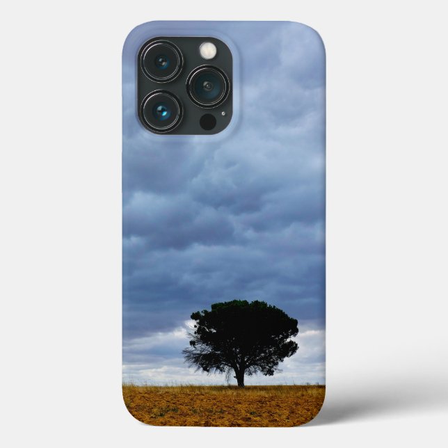 Baum auf einem leeren Feld Case-Mate iPhone Hülle (Rückseite)