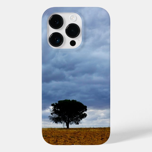 Baum auf einem leeren Feld Case-Mate iPhone Hülle (Rückseite)