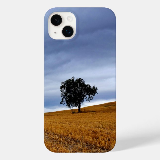 Baum auf einem Weizenfeld Case-Mate iPhone Hülle (Rückseite)