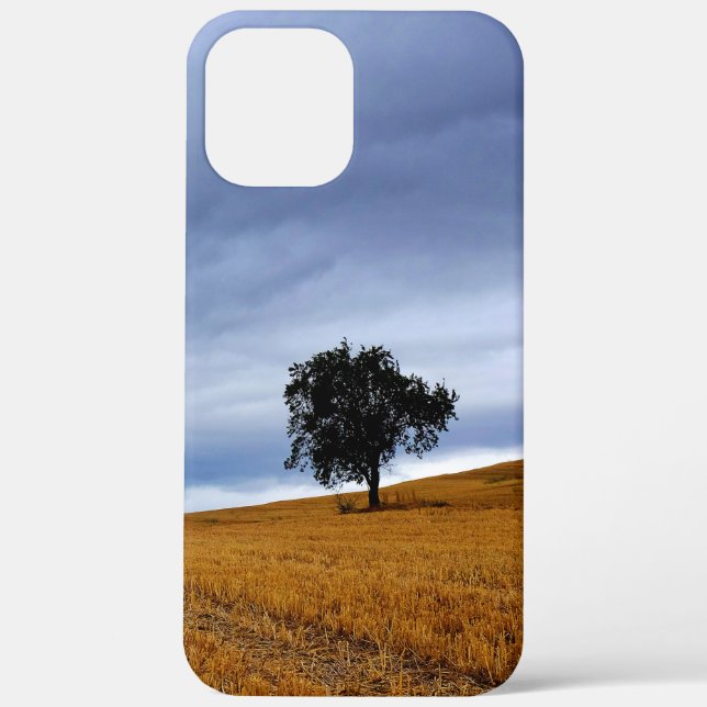 Baum auf einem Weizenfeld Case-Mate iPhone Hülle (Rückseite)