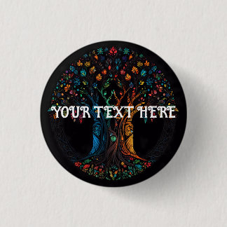 Baum aus festem Glas Button