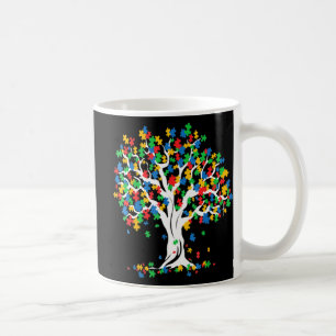 Baum Autismus Aufklärung Monat Spaß ASD Unterstütz Kaffeetasse