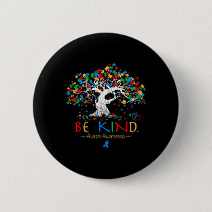 Baum Autismus Bewusstsein Monat Puzzle Asd Sup Button