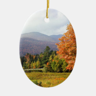 Baum-Berg Mansfield Vermont Keramikornament