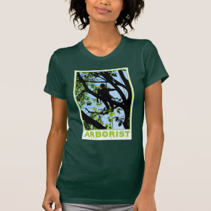 Baum-Bergsteiger-Silhouette: Baumzüchter T-Shirt