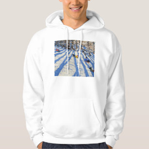 Baum beschattet Morzine Hoodie