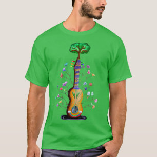 Baum blühender Musik T-Shirt