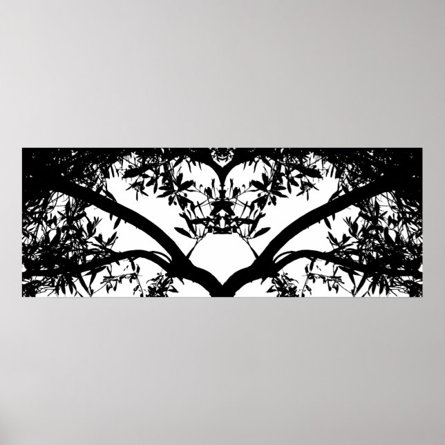 Baum Branch Art Poster (Vorne)