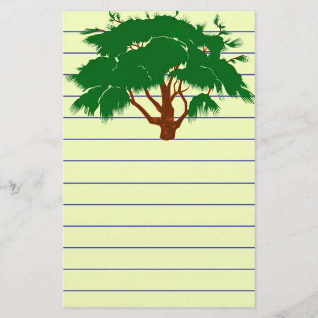 Baum Briefpapier (Vorderseite)