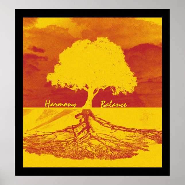 Baum der Entspannung Poster (Vorne)