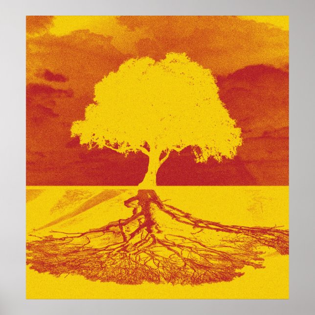 Baum der Entspannung Poster (Vorne)