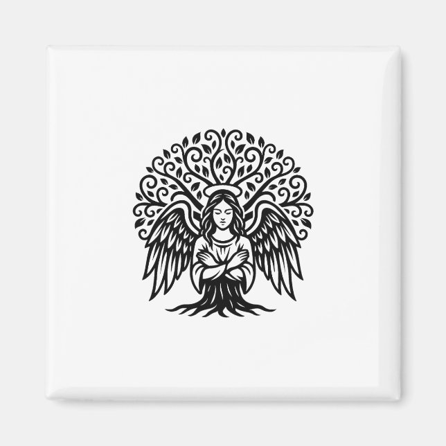 Baum der Flügel Magnet  (Vorne)