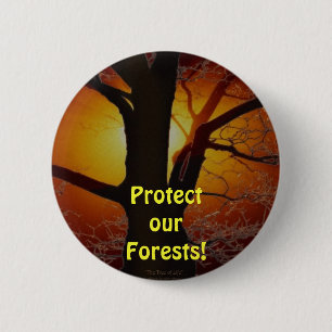 BAUM der Geschenkserie "LIFE Earth Day" Button