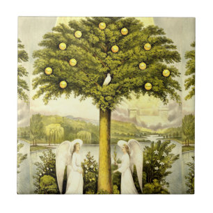 Baum der Leben-Keramikfliese Fliese