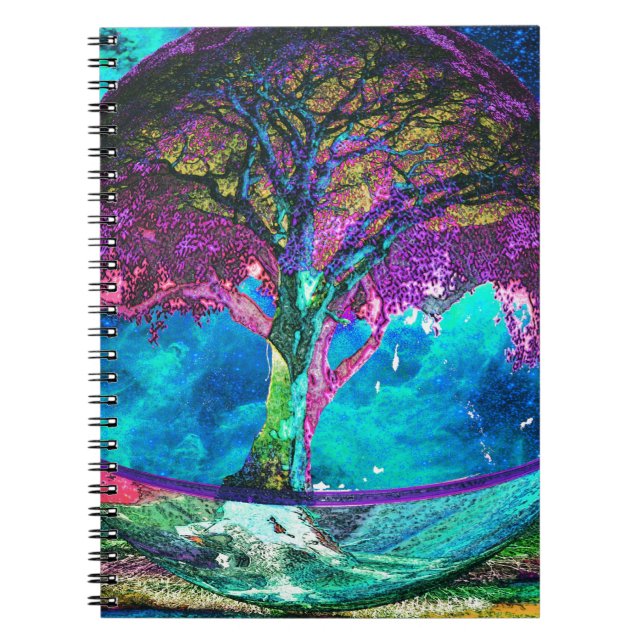 Baum der Leben-Meditation Notizblock (Vorderseite)