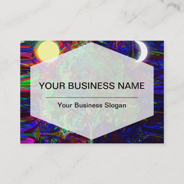 Baum der Leben-Nacht und des Tages Visitenkarte (Vorderseite)