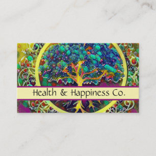 Baum der Leben-Regenbogen-Gesundheit Visitenkarte
