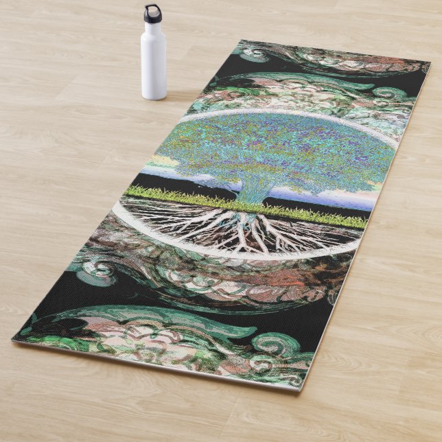 Baum der Leben-Yoga-Matte Yogamatte (Beispiel)