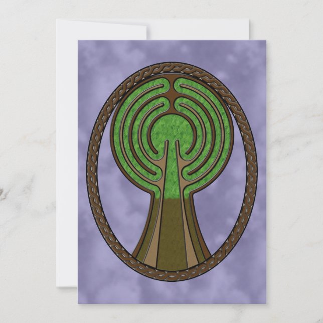 Baum der Lebenseinladung Einladung (Vorderseite)