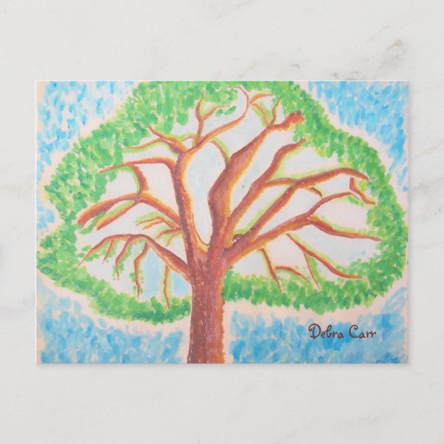 Baum der Lebenspostkarten Postkarte (Vorderseite)