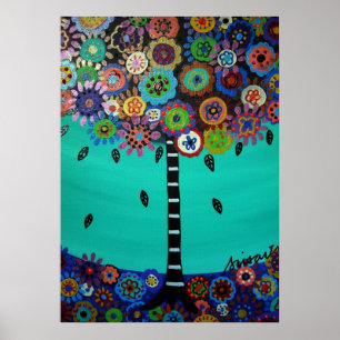 BAUM DER LEBENSSTELLEN POSTER