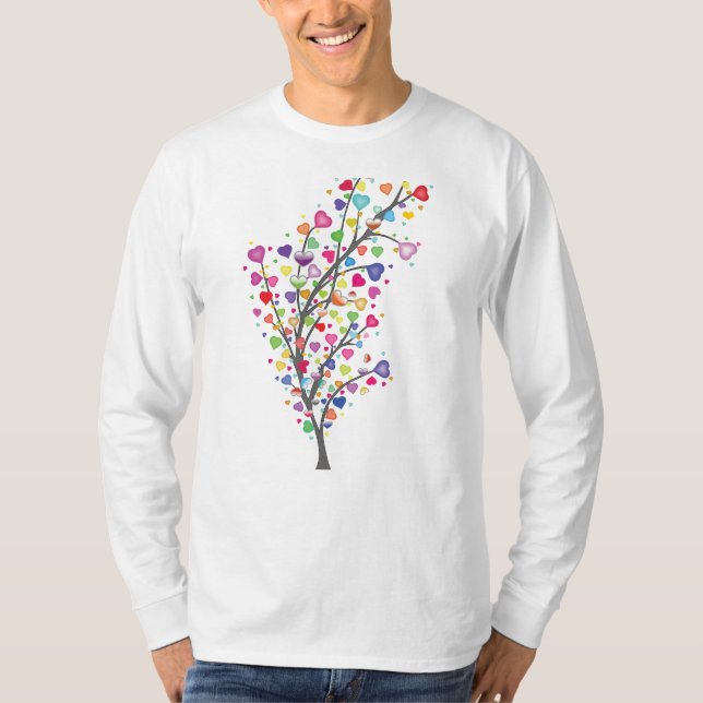 Baum der Liebe und Harmonie T-Shirt (Vorderseite)