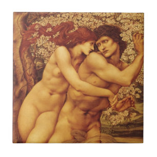 Baum der Vergebung, Sir Edward Coley Burne-Jones Fliese