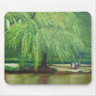 Baum der weinenden Weide Mousepad