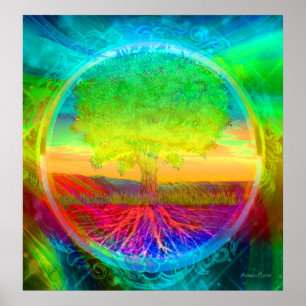 Baum der Wunder des Lebens Poster