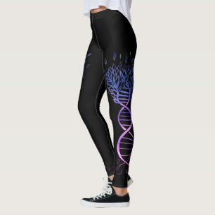 Baum des DNA-Strangs Genealogie Leggings